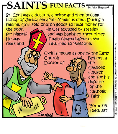 St. Cyril of Jerusalem Fun Fact Image