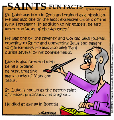 St. Luke Fun Fact Image