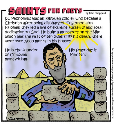 St. Pachomius Fun Fact Image